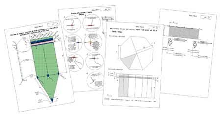 Plan and specification of a net pen.